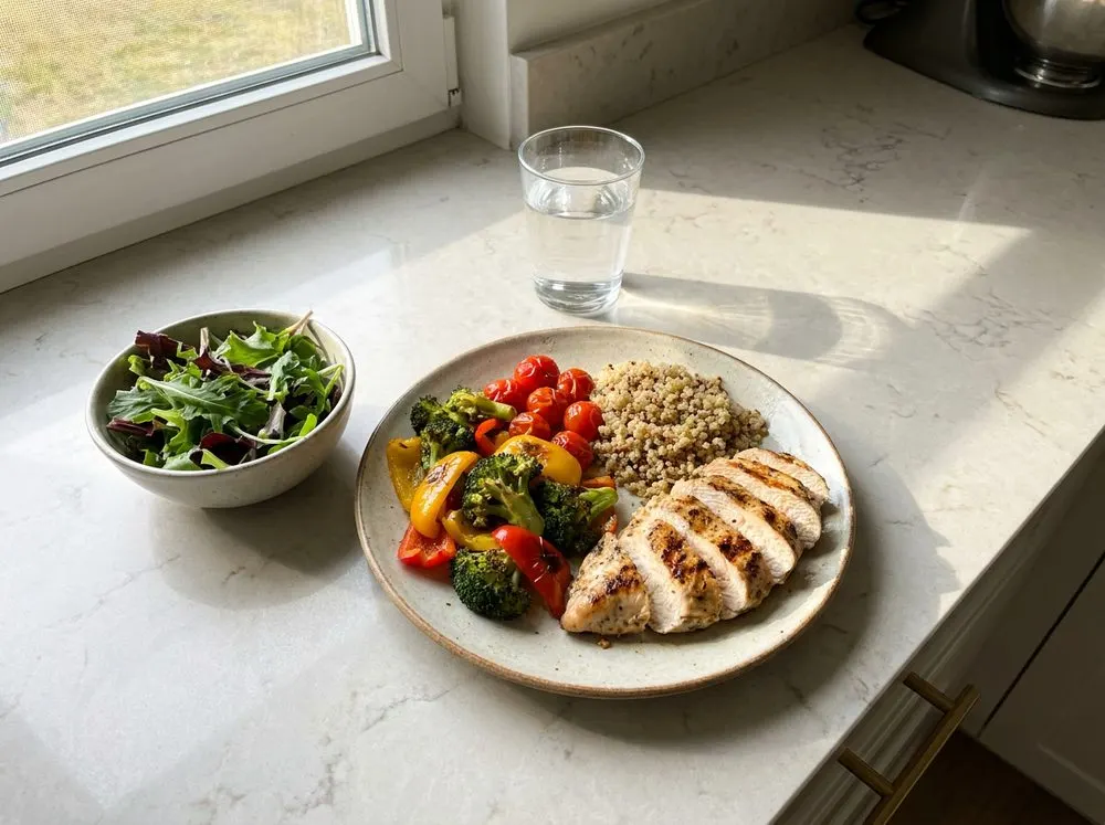Balanced healthy meal supporting GLP-1 weight loss in Saint Leo